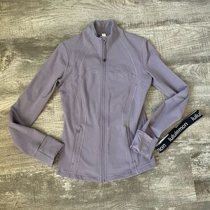Lululemon Define purple women’s athletic jacket size 8 and headband